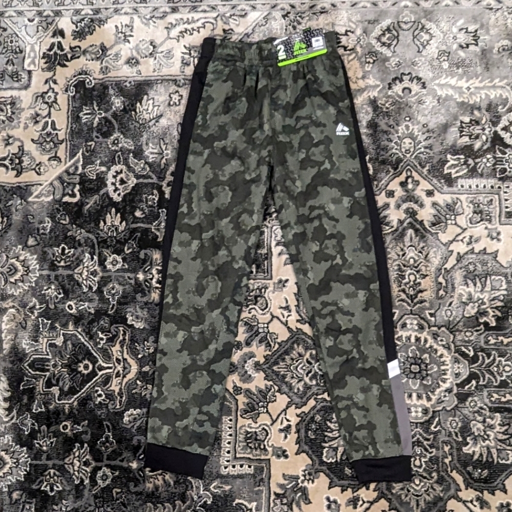 RBX Boys’ Sweatpants – 4 Pack Active Tricot Warm-Up Jogger Track Pants